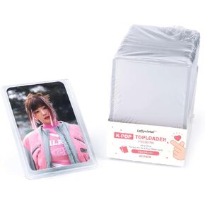 50pcs Premium Top Loaders 2.6 x 3.7 inch (66 x 94mm) for Kpop Card Sleeves,K-pop Photocards