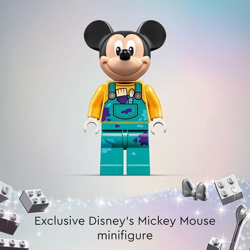 LEGO Disney Classic 100 Years of Disney Animation Icons 43221 Buildable Disney Toy with Mickey Mouse Minifigure, Classic Disney Wall Art, Fun Toys for Kids Ages 6+ in Saudi Arabia