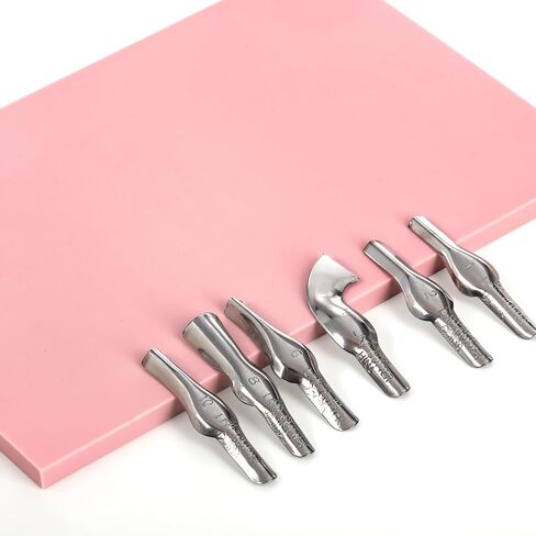 Tosnail 10 Pack 6" x 4" Rubber Stamp Carving Blocks and 6 Pieces Stamp Carving Knives, Stamp Carving Kit, Soft Rubber Pad and Tool Set for Craft Project, Beginners and Professional in Saudi Arabia