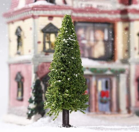 15 قطعة من الاشجار المزيفة الديوراما نموذج شجرة الارز الصغيرة الخضراء المناظر الطبيعية اكسسوارات الديوراما لقطار السكك الحديدية مشهد المناظر الطبيعية شجرة نموذج قطار هو مقياس in Kuwait