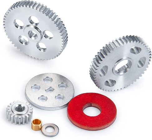 أطقم تروس معدنية من btdeal RC لـ 1:24 محوري SCX24 Deadbolt C10 AXI00002 AXI00005 أجزاء ترقية علبة التروس in Kuwait