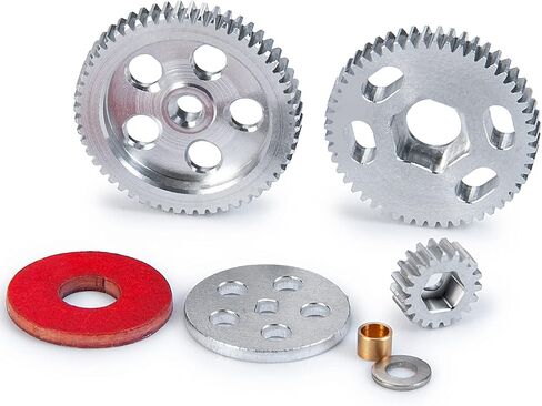 أطقم تروس معدنية من btdeal RC لـ 1:24 محوري SCX24 Deadbolt C10 AXI00002 AXI00005 أجزاء ترقية علبة التروس in Kuwait