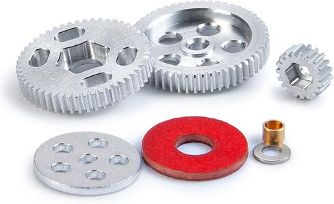 أطقم تروس معدنية من btdeal RC لـ 1:24 محوري SCX24 Deadbolt C10 AXI00002 AXI00005 أجزاء ترقية علبة التروس in Kuwait