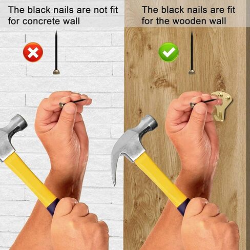 130 قطعة من شماعات الصور، مجموعة خطافات إطار الصور الفاخرة من ديفابي، صورة شديدة التحمل معلقة مع أظافر للتركيب على الحائط، شماعات حائط الصور تحمل 10-100 رطل in Kuwait