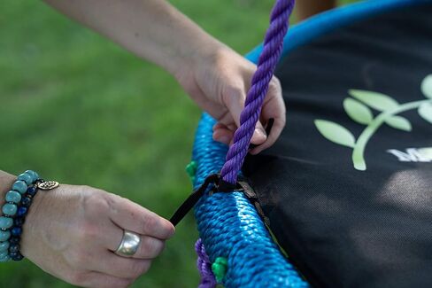 M & M Sales Enterprises Web Riderz Web Swing Cushion, Black, One Size in Kuwait