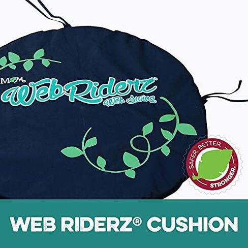 M & M Sales Enterprises Web Riderz Web Swing Cushion, Black, One Size in Kuwait