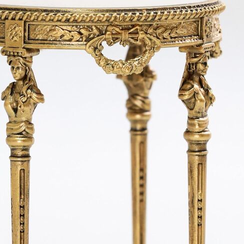 DIY مصغرة دمية الأثاث كيت 1:6 مقياس خمر طاولة جانبية مصغرة الأثاث الجدول دمية ديكور المنزل زخرفة in Kuwait