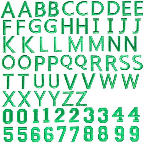 40 Pieces Blue Iron on Numbers Patches, Numbers 0-9 Applique for Clothes, Dress, Hat, Socks, Jeans, DIY Accessories in Kuwait