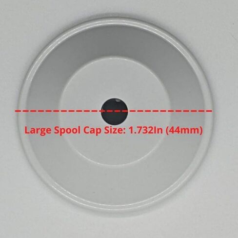 مجموعة غطاء دبوس بكرة من قطعتين لمعظم موديلات ماكينات الخياطة سينجر وبعض يوروبرو وهوسكفارنا فايكنغ وجوكي - مقاسان مختلفان من غطاء البكرة البديلة (0.47 و1.73 انش) من شقة اي بي سي in Kuwait