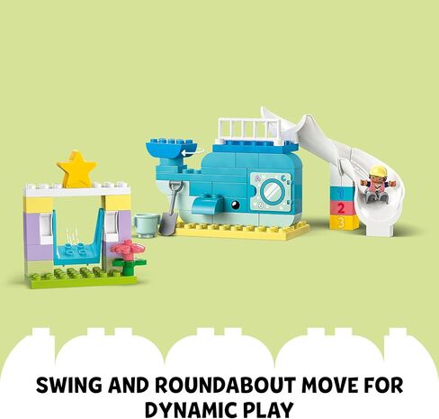 LEGO DUPLO Town Dream Playground 10991 Building Toy Set for Toddlers, Boys and Girls, Hands-on STEM Learning About Letters and Numbers Through Imaginative Play in Saudi Arabia