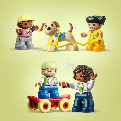 LEGO DUPLO Town Dream Playground 10991 Building Toy Set for Toddlers, Boys and Girls, Hands-on STEM Learning About Letters and Numbers Through Imaginative Play in Saudi Arabia