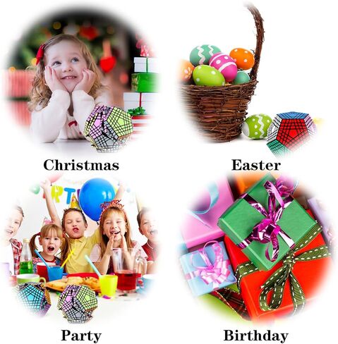 Ganowo Megaminx Speed Cube Gigaminx 5x5 Cubes Brain Teasers for Kids Adults Boys Teens in Kuwait