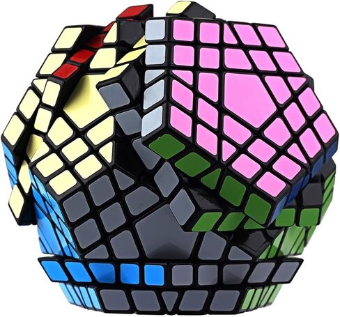 Ganowo Megaminx Speed Cube Gigaminx 5x5 Cubes Brain Teasers for Kids Adults Boys Teens in Kuwait