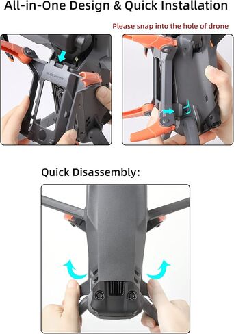 BTG Spider Landing Gear for DJI Mavic 3 / Mavic 3 Classic Accessories Landing Legs Extension in Saudi Arabia