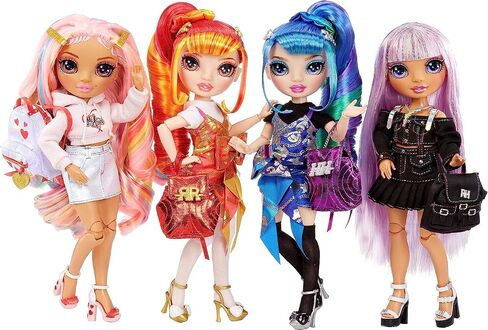 Rainbow High Junior High Special Edition Laurel De’Vious - 9" Red and Orange Posable Fashion Doll with Accessories and Open/Close Soft Backpack. Great Toy Gift for Kids Ages 4-12 in Saudi Arabia