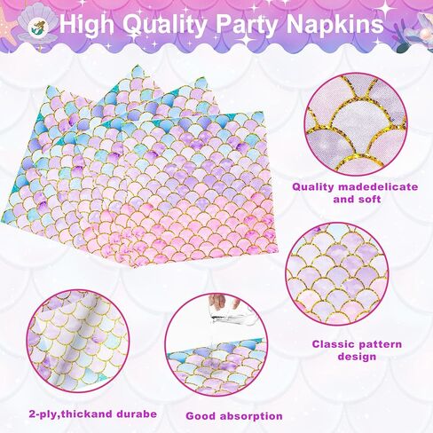 120 Pcs Snowflake Party Tableware Set Plates, Napkins, Forks Party Supplies, Snowflake Castle Party Decorations, Favors for Girls Birthday, Baby Shower, Serves 30 in Saudi Arabia