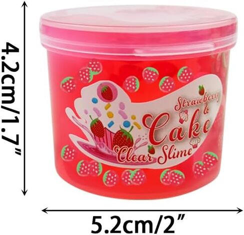 Anditoy 4 حزمة هلام مكعب كريستال الوحل عدة لعب للأطفال بنين بنات عيد الميلاد تخزين المواد الهدايا هدايا الحفلات in Kuwait