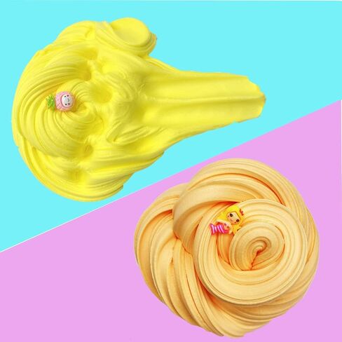 مجموعة سلايم الزبدة للفتيات مكونة من 10 قطع، هدايا للحفلات، هدية عيد ميلاد مع لعبة قابلة للتمدد وغير لزجة لتخفيف التوتر للفتيات والفتيان، حشوات سلة عيد الفصح in Kuwait