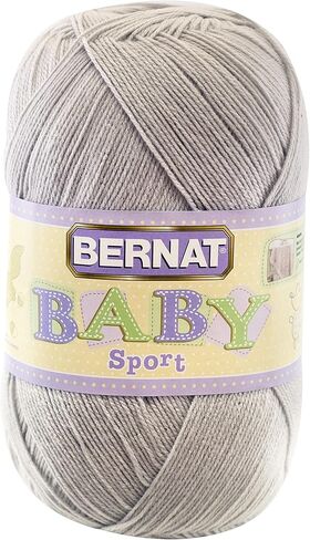 خيوط Bernat Baby Sport BB Baby White - عبوة واحدة بوزن 12.3 أونصة/350 جم - أكريليك - #3 فاتح - 1256 ياردة - حياكة/كروشيه in Kuwait