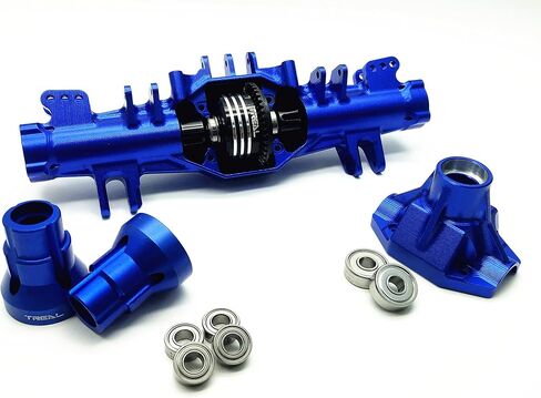 Treal Aluminum 7075 CNC Billet Rear Axle Housing for Losi LMT (Black) in Kuwait