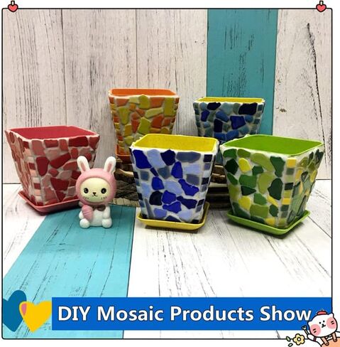 1.1LB Irregular Ceramics Mosaic Tiles, Mosaic Pieces Stones for DIY Mosaic Making Craft Hobby Arts Home Wall Decoration (White) in Kuwait