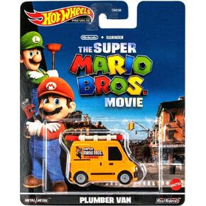 Hot Wheels Mario Movie Plumber Van 1:64, (HKC19)