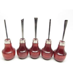 راملسون الولايات المتحدة الأمريكية 5 قطعة خشب النخيل نحت الأسلحة الحرفية شرك Luthier مجموعة أدوات 107R in Kuwait