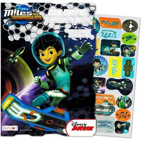 كتاب تلوين وأنشطة ديزني مايلز فروم تومورولاند مع ملصقات in Kuwait