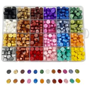 200pcs Pink Purple Mix Sealing Wax Kit with 10 Colors Wax Stamp Beads Octagon Wax Seal Beads Set for Letter Sealing and Envelope Stamp Wedding Invitation Wine Package Gift Wrapping