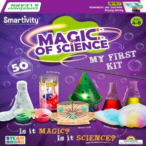 Smartivity My First Science Experiment Kit for Kids 6-14 Years | 50+ Amazing Science Experiments | Educational STEM Toy | Birthday Gift for Boys & Girls Ages 6,7,8,9,10,11,12,13,14 in Kuwait