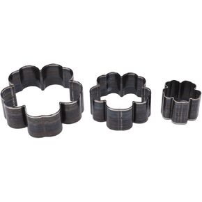 اداة تقطيع الزهور من 3 قطع، قالب ثقب مجوف من الجلد، مجموعة ادوات ثقب مجوفة 1.2 انش 2 انش 2.8 انش للسلع الجلدية التي تصنعها بنفسك in Kuwait