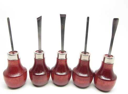 راملسون الولايات المتحدة الأمريكية 5 قطعة خشب النخيل نحت الأسلحة الحرفية شرك Luthier مجموعة أدوات 107R in Kuwait