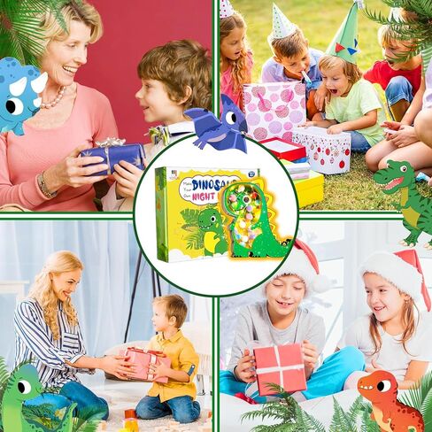 YOFUN DIY Wooden Dinosaur Night Lights, Dinosaur Toys for Kids, Dinosaur Craft Kit for Kids, Christmas, Birthday Gifts for Boys & Girls Age 5 6 7 8 9 10 Years Old in Kuwait