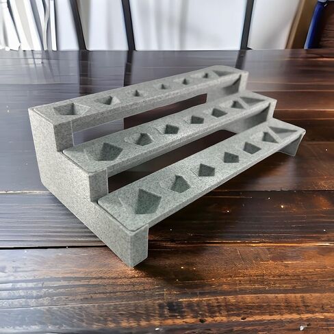 حامل النرد DND، ملحقات الزنزانات والتنينات، رف عرض النرد 3 طبقات، مجموعة 10 ثوانٍ، أرفف تخزين صينية النرد D&D، عرض النرد D N D، يحمل 3 مجموعات من النرد متعدد السطوح، النرد غير متضمن in Kuwait