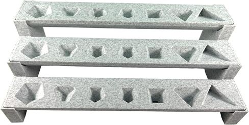 حامل النرد DND، ملحقات الزنزانات والتنينات، رف عرض النرد 3 طبقات، مجموعة 10 ثوانٍ، أرفف تخزين صينية النرد D&D، عرض النرد D N D، يحمل 3 مجموعات من النرد متعدد السطوح، النرد غير متضمن in Kuwait