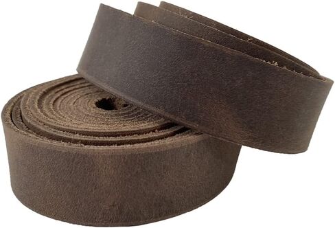 مستودع مستلزمات الحرف اليدوية الجلدية - حزام حبل من الجلد المحبب بالكامل (72 × 0.75 بوصة) مناسب لمشاريع الفنون والحرف اليدوية in Kuwait
