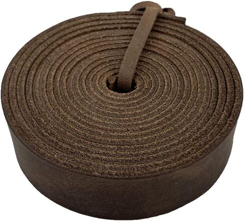 مستودع مستلزمات الحرف اليدوية الجلدية - حزام حبل من الجلد المحبب بالكامل (72 × 0.75 بوصة) مناسب لمشاريع الفنون والحرف اليدوية in Kuwait