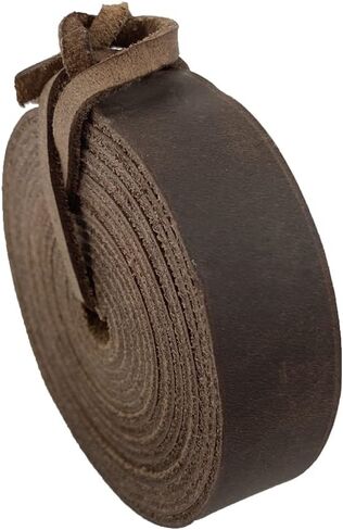 مستودع مستلزمات الحرف اليدوية الجلدية - حزام حبل من الجلد المحبب بالكامل (72 × 0.75 بوصة) مناسب لمشاريع الفنون والحرف اليدوية in Kuwait