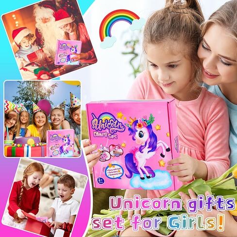 Plush Diary with Lock for Girls,Unicorn Gifts for Girls Stationary Sets for Girls Gifts for 5-13 Year Old Girls School Supplies Journal for Girls Diary Birthday Gifts Notebook Girls Gifts in Saudi Arabia