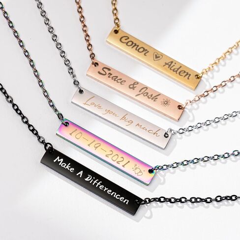 حزمة مواد فاخرة من LaserPecker، صندوق من المواد المعدنية لصناعة المجوهرات ومواد نقش لـ LP3/LP4 وغيرها من نقاشات الليزر - قلادة/قلادة/سوار لصياغة الليزر (40 قطعة) in Kuwait