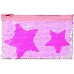 حافظة اقلام رصاص لطيفة للبنات والاطفال بتصميم حورية البحر مزينة بالترتر لحمل الاقلام ومستحضرات التجميل والمكياج للنساء in Kuwait