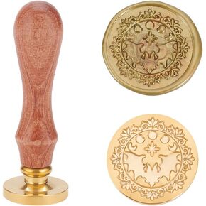 PH PandaHall Butterfly Wax Seal Stamp Kit 30mm Wax Sealing Stamp Removable Retro Brass Head Stamp with Wooden Handle for Halloween Wedding Envelopes Invitation Card Wine Package Decor Gift Wrapping