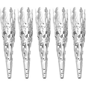 Artibetter 100PCS Iron Bead Cones Filigree Metal End Caps for DIY Jewelry Makings (Bronze) Bead Caps for Jewelry Making