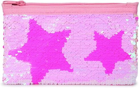 حافظة اقلام رصاص لطيفة للبنات والاطفال بتصميم حورية البحر مزينة بالترتر لحمل الاقلام ومستحضرات التجميل والمكياج للنساء in Kuwait