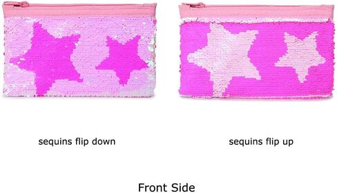 حافظة اقلام رصاص لطيفة للبنات والاطفال بتصميم حورية البحر مزينة بالترتر لحمل الاقلام ومستحضرات التجميل والمكياج للنساء in Kuwait