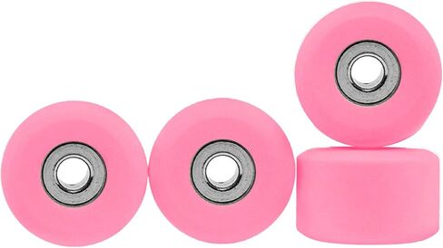 Teak Tuning Apex 61D Urethane Fingerboard Wheels - New Street Shape, 7.7mm Diameter - Ultra Spin Bearings - Made in The USA - Gumdrop Colorway in Saudi Arabia