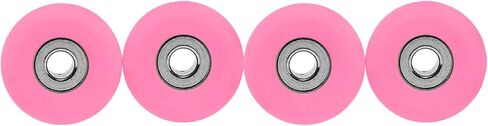 Teak Tuning Apex 61D Urethane Fingerboard Wheels - New Street Shape, 7.7mm Diameter - Ultra Spin Bearings - Made in The USA - Gumdrop Colorway in Saudi Arabia