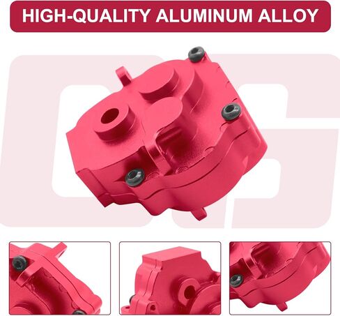 أجزاء ترقية علبة التروس المصنوعة من الألومنيوم من OGRC لسيارة الزاحف TRX4M 1/18 RC (فضي) in Kuwait