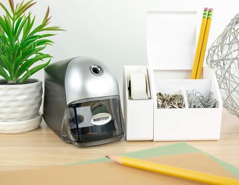Bostitch Office QuietSharp Executive Heavy Duty Electric Pencil Sharpener, Colored-Pencil Compatible, Gold Chrome in Kuwait