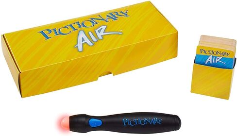 Mattel Games Pictionary Air Drawing Game, Family Game with Light-up Pen and Clue Cards, Links to Smart Devices, Makes a Great Toy for 8 Year Olds and up (Amazon Exclusive) in Saudi Arabia